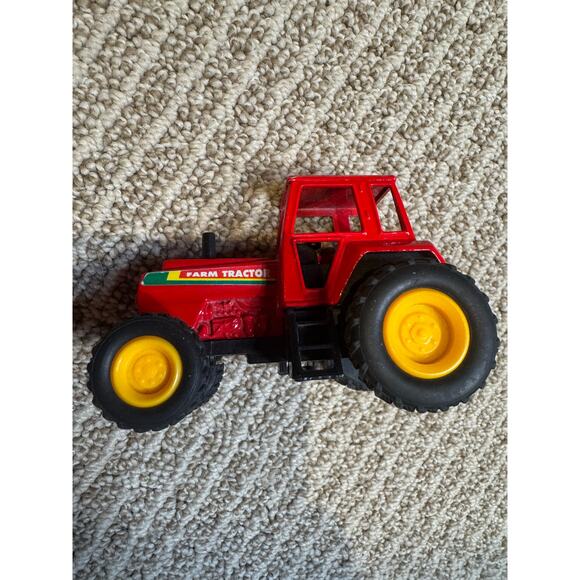 Farm Tractor Toy Vehicle, Red Tractor, Farm Toys, Children's Toy, Collector Toy - Picture 6 of 6